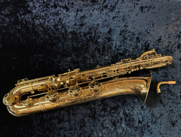 Vintage Selmer Paris Mark VI Low A Baritone Saxophone, Serial #75919